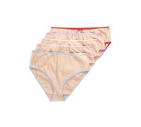 Ulla Popken 5pcs, Midi-Brief, Colored Piping, Mutande da Uomo Donna, Gelb,