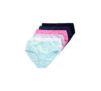 Ulla Popken 6pcs, Slips, 6 Pezzi, Slip Midi, Morning Rise, Verde Menta Chiaro, 54-56 Große Größen Donna