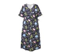 gs1 data protected company 4069787000005 Waisted Dress with Print NAN, Blu Marino, 56-58 Donna