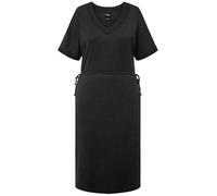 Ulla Popken Abito con Coulisse, A-Line 830292 Vestito, Nero, 64-66 Donna