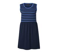 Ulla Popken Jerseykleid mit Gestreiftem Abito in Jersey con Top a Righe, Blu Marino, 60-62 Donna