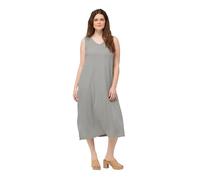 Ulla Popken Sleeves Interlock Dress 829148 Vestito, Grigio, 52-54 Donna
