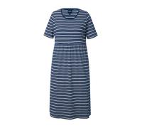 gs1 data protected company 4069787000005 Jersey-Kleid, Streifen,überschnitten NAN, Blu Marino, 52-54 Donna