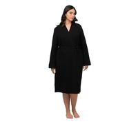 Ulla Popken Accappatoio, Nero, 64-66 Donna