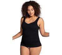 Ulla Popken Achselhemd Vestaglia, Nero (Schwarz 10), 48-50 Donna