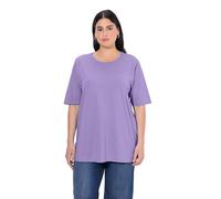 ULLA POPKEN Basic-Shirt, Rundhals T, Lilla Blu, 48/50 IT Donna