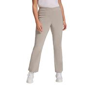 Ulla Popken Bengalinhose Pantaloni, Kitt, 36W / 32L Donna