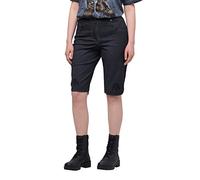 ULLA POPKEN Bermuda Modello Mandy in Jeans con Tradizionale Stile Tracht, Effetto Sdrucito e Ricami Blu Notte Scuro 54 818992130-54