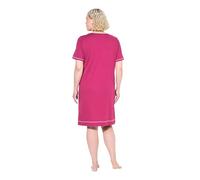Ulla Popken Bigshirt Summer Delights 830083 Maglia Lunga da Notte, Colore: Rosso, 52-54 Donna