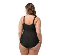 Ulla Popken Body Modellante da Donna, Nero, 120, Nero, 120 cm
