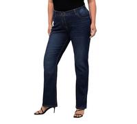 ULLA POPKEN Jeans Marie, Bootcut, Komfortbund, 5-Pocket, Blu (Bleached 92), 58W