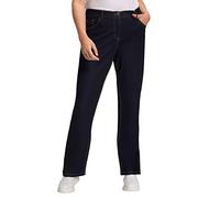 ULLA POPKEN Bootcut-Jeans, Jeans Donna, Blu (Dark Blue Denim), 53W / 32L