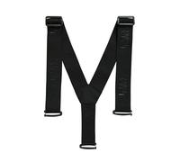 Ulla Popken Bretelle Pantaloni da Sci, Nero, Taglia Unica Donna