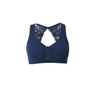 Ulla Popken Bustier, Laceback Reggiseno, Blu Notte, 110D Donna