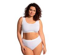 Ulla Popken Bustier Reggiseno a t-Shirt, schneeweiß, 58-60 Donna