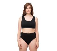 Ulla Popken Bustino Reggiseno a t-Shirt, Nero, 50-52 Donna