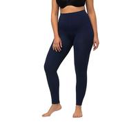 Ulla Popken Leggings Termici, Fodera Morbida Collant, Blu Notte, 64-66 Donna