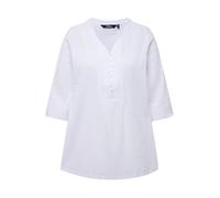 Ulla Popken Tunica Camicia da Donna, Biancaneve, 50-52