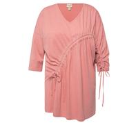 Ulla Popken camicia da donna taglie forti fascia girocollo 3 4 maniche