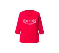 Ulla Popken camicia donna taglie forti nome città scollo a V 3 4 maniche 826469