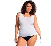 Ulla Popken Maglia Intima Canotte, Biancaneve, 68-70 Donna