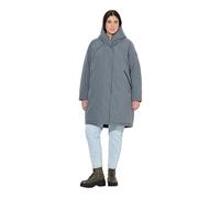 Ulla Popken Cappotto HYPRAR Funzionale e Impermeabile Grigio Scuro mélange 42+ 842951118-42+