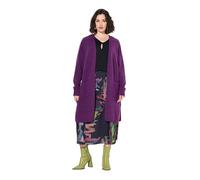 Ulla Popken Cardigan Lungo e Aperto con Scollo a V Mora 54+ 830741820-54+