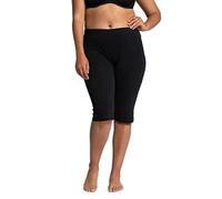 Ulla Popken Ciclista Pantaloni, Nero, 66W / 32L Donna