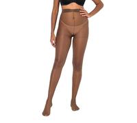 Ulla Popken Collant da donna, 20 denari, marrone, 48-50