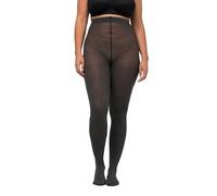 Ulla Popken Collant Piedino Poule Grandi Taglie Forti Nero 52-54 Donna