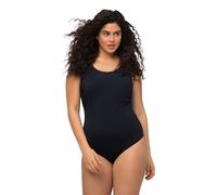 Ulla Popken Costume da Bagno, Fodera Extra Morbida, Arricciatura Laterale Donna, Blu Marino, 52-54