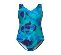 Ulla Popken Costume intero 'Alice' blu / navy / turchese / acqua Donna Ulla Popken M-L