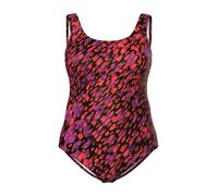 Ulla Popken Costume intero 'Alice' lilla / rosso / nero Donna Ulla Popken XXXL-4XL lilla / rosso / nero