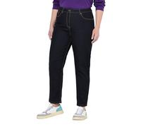 Ulla Popken Denim, Mom Pantaloni Casual, Blu Jeans Scuro, 38W x 32L Donna