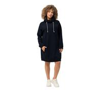 Ulla Popken Donna Abito Blu Notte Scuro 42+
