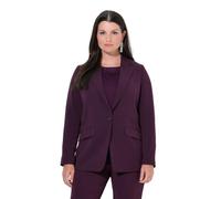 Ulla Popken Donna Blazer Prugna Scuro 54