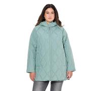 Ulla Popken Donna Giacca Trapuntata Menta Verde 46+