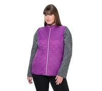Ulla Popken Donna Gilet magenta scuro 58+