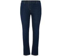 Ulla Popken Jeggings, Sienna Pantaloni, Blu Denim, 42W / 32L Donna