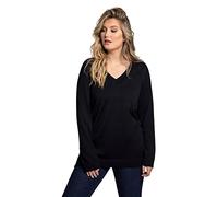 Ulla Popken Donna Maglione | Taglie forti, Plus Size, Maglione in morbida maglia fine con scollo a V e maniche lunghe 791606