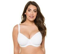 Ulla Popken Reggiseno con Ferretto, Coppe morbide Bianco 105C 697144209-105C