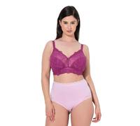 Ulla Popken Donna Reggiseno Contenitivo Viola Bacca 105C