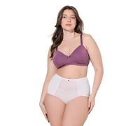 Ulla Popken Donna Reggiseno Grigio Magenta 105C