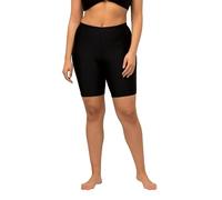 Ulla Popken Pantaloncini da bagno Schwimmradler con asciugatura rapida Nero 58 Donna
