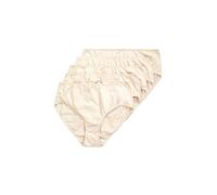 Ulla Popken Slips, 5er-Pack, Einfarbig, bis Gr. 66/68 Mutande da Uomo, Beige, 54-56 Donna