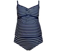 Ulla Popken donna taglie forti Bellieva Tankini anello arricciato