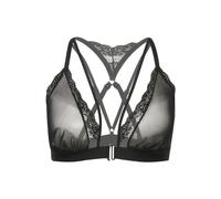 Ulla Popken donna taglie forti bralette mesh chiusura frontale 822980