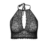 Ulla Popken donna taglie forti bralette pizzo allacciatura collo 827938