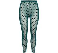 Ulla Popken donna taglie forti calza leggings mesh floccato punti 823383