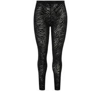 Ulla Popken Mesh-Leggings, Animal Print Grande Sovradimensionato, Nero, 60-62 Donna